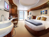Spa Deluxe Balcony Stateroom